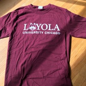 Loyola Chicago maroon and white Tee